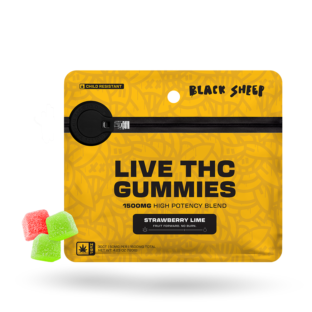 Live THC Quad Blend Gummies 30ct