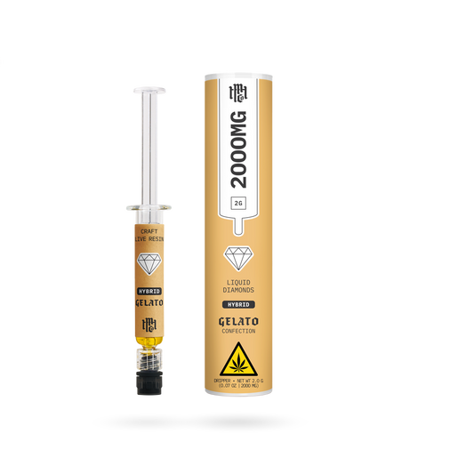 THCa Dripper Live Resin Liquid Diamonds: Gelato (Hybrid) 2g