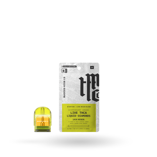 THCa Pod Refill Live Resin Liquid Diamonds: Jack Herer (Sativa) - 1g