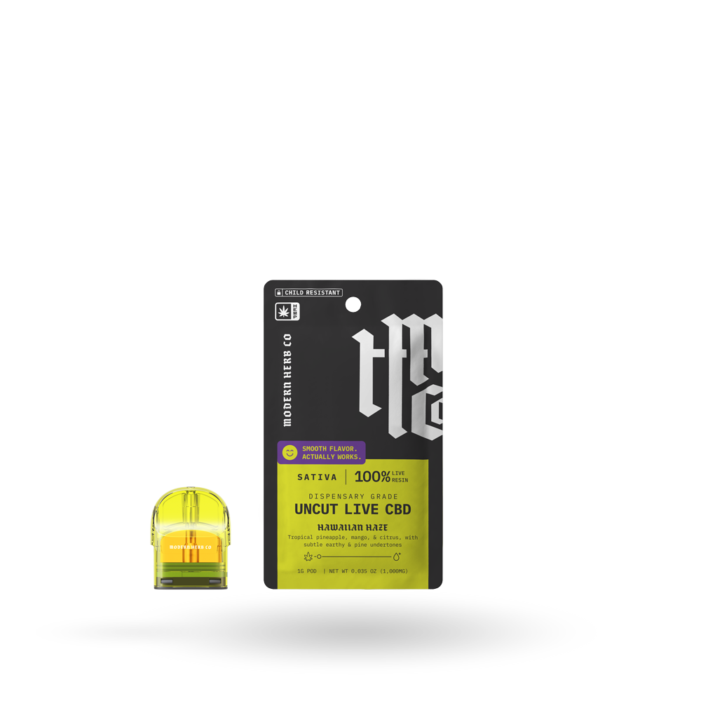 Live CBD Uncut Pod Refill: Hawaiian Haze (Sativa) 1g