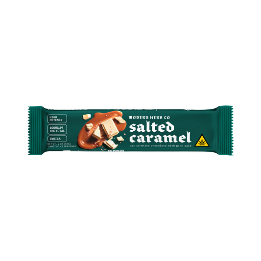 White Chocolate Caramel Bar with Himalayan Salt (Indica)