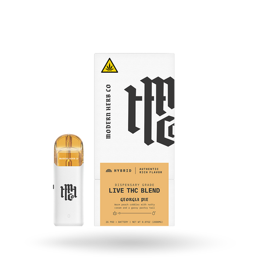 Live THC Pod Starter Kit: Georgia Pie (Hybrid) 2g