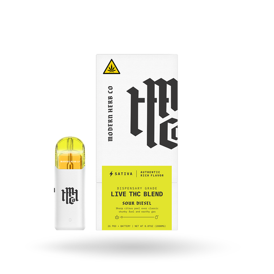 Live THC Pod Starter Kit: Sour Diesel (Sativa) 2g