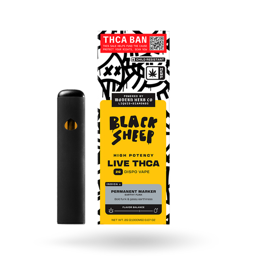 Liquid Diamonds Disposable: Permanent Marker (Indica) 2g