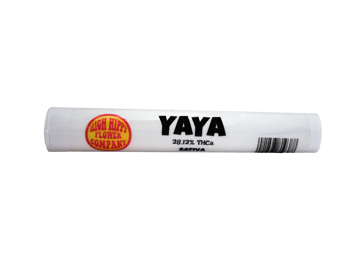 Cheap Prerolls - YaYa Sativa - 1.5g - 28.12% - 1 Preroll from Stewart Hemp, ship in durable plastic tubes (front)