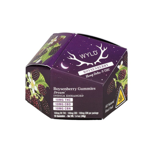 WYLD D9 Blend Gummies 3:1 D9, CBD, & CBN