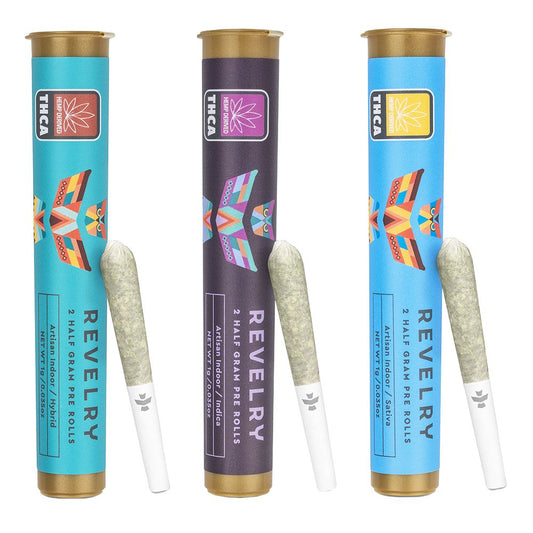 Revelry Premium Indoor THCA Pre-Rolls | 0.5g | 2pc Pack