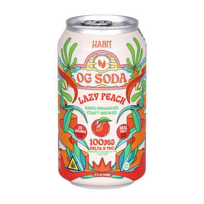 Habit D9 THC OG Soda | 12oz | 100mg | 6ct Pack